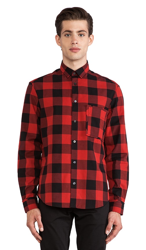 Raw Pocket Button Down
