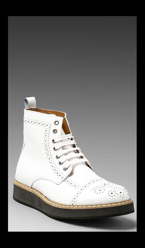 Mid Brogue Derby Toe Boot