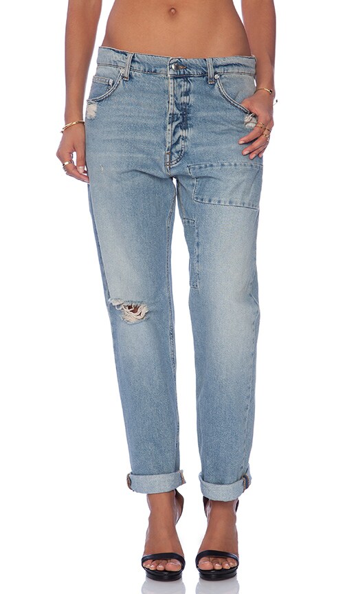 Patched Boyfriend Jean