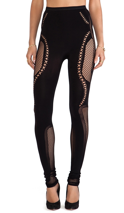 Alexander McQueen Rose-Embroidered Racer-Striped Leather Leggings | Neiman  Marcus