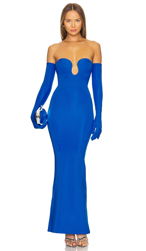 MISCREANTS Jessica Dress in Blue