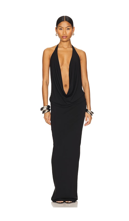 MISCREANTS Freya Dress in Black