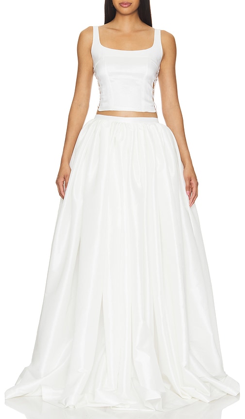 MISCREANTS Devon Skirt in Ivory