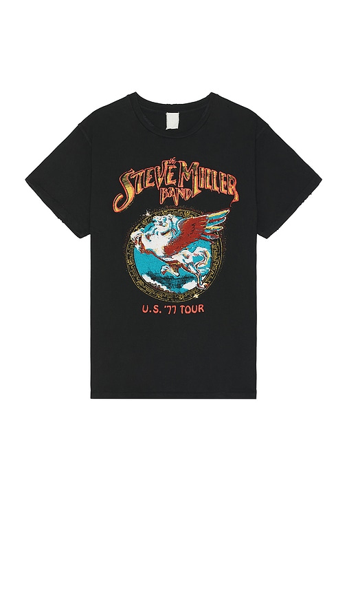 Shop Madeworn Steve Miller Band Tee In Black