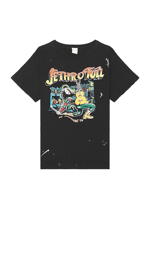 Shop Madeworn Jethro Tull Tee In Black