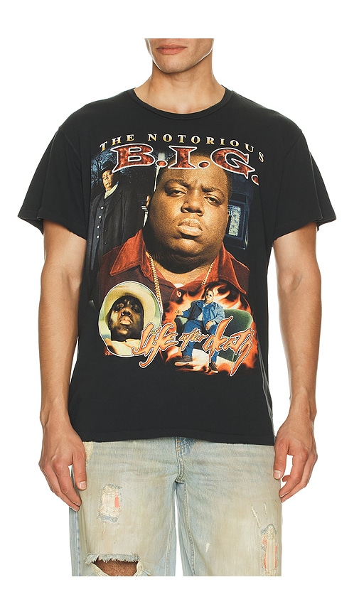 Madeworn Notorious BIG T-Shirt in Coal | REVOLVE