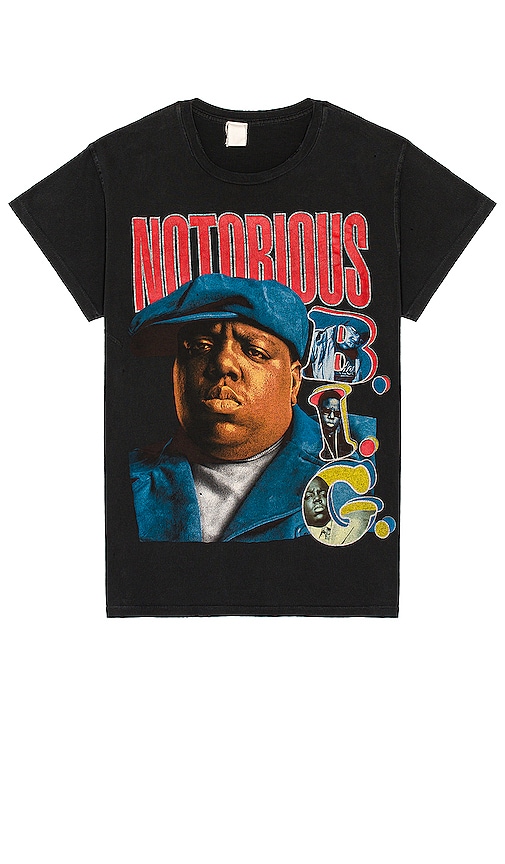 Madeworn Notorious BIG T-Shirt in Black