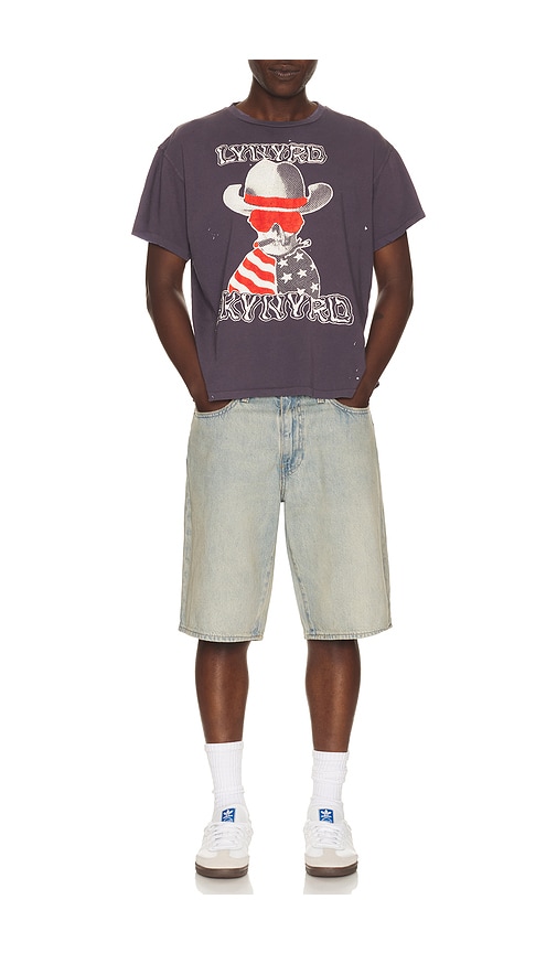  Madeworn Shirt In Blue. Größe L. Also In Xl/1x, Xxl/2x. 