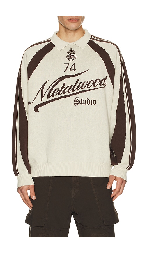 Metalwood Studio Knit Football Top
