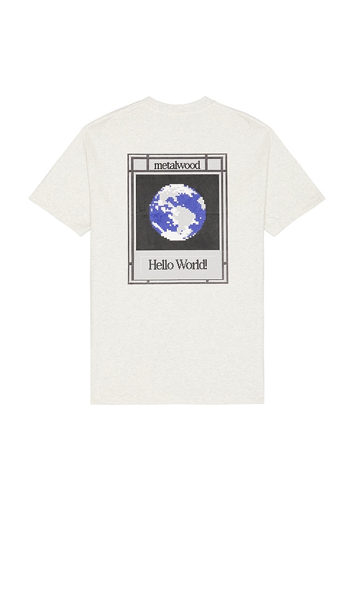 Hello World T-Shirt in . Size M, S, XL/1X - Metalwood Studio - Modalova