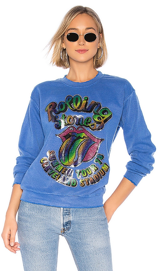 madeworn rolling stones sweatshirt