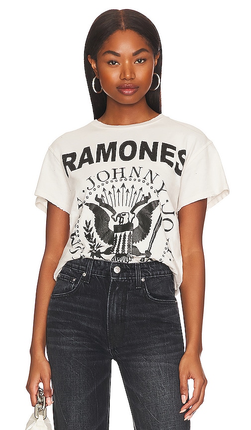 Madeworn Ramones Tee In Vintage White