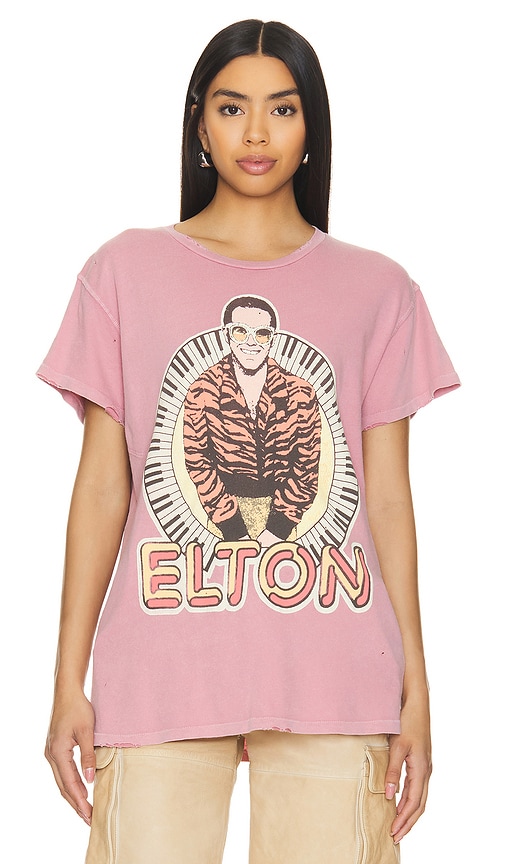 Shop Madeworn Elton John Tee In Pink