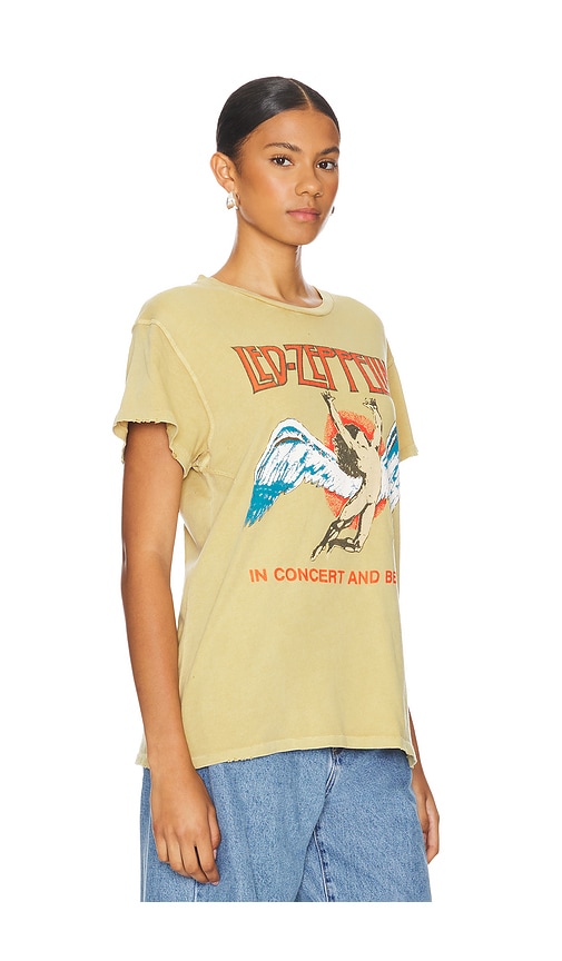 Shop Madeworn Led Zeppelin Tee In Æ²™è‰²