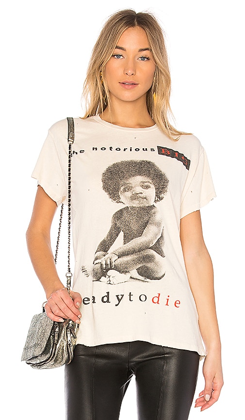 BIG Ready To Die Tee in Dirty White