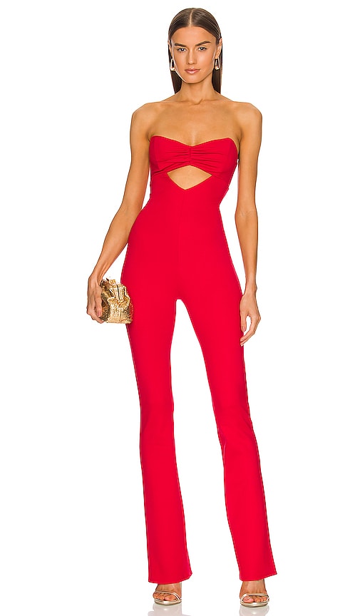 Michael Costello x REVOLVE Dawson Jumpsuit in Red