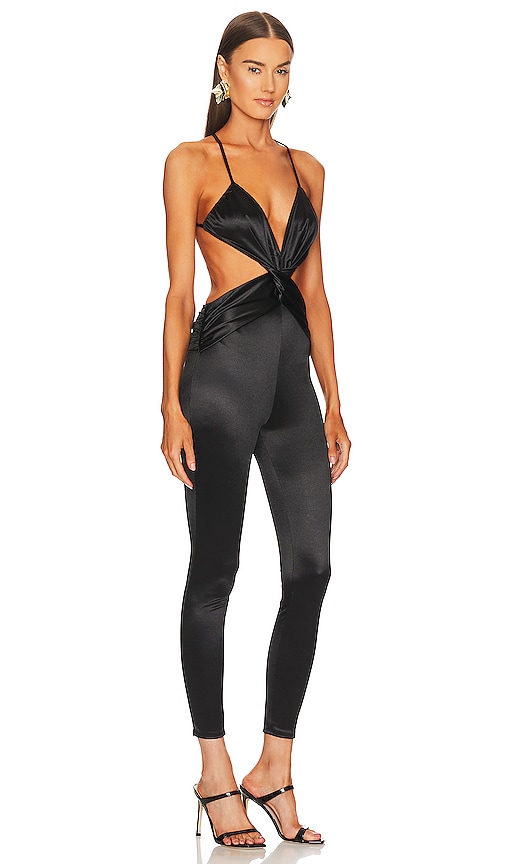 Shop Michael Costello X Revolve Zlata Jumpsuit In Black