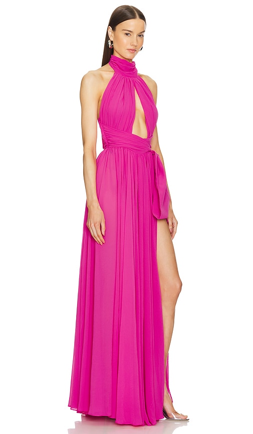 Shop Michael Costello X Revolve Liliana Gown In 粉色