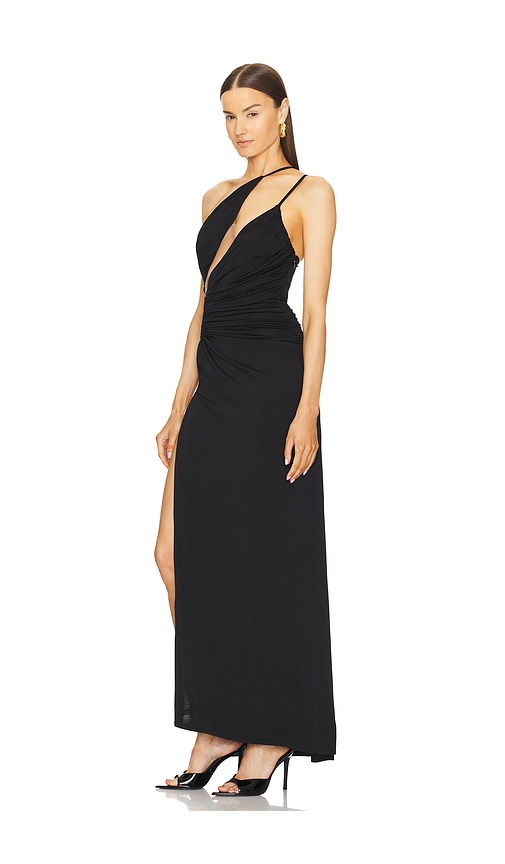  Michael Costello Abendkleid Trista In Black. Größe S. Also In M. 