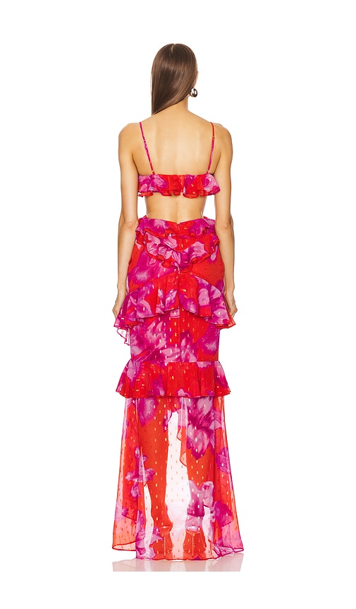  Michael Costello Abendkleid Abby In Red. Größe Xs. Also In S. 