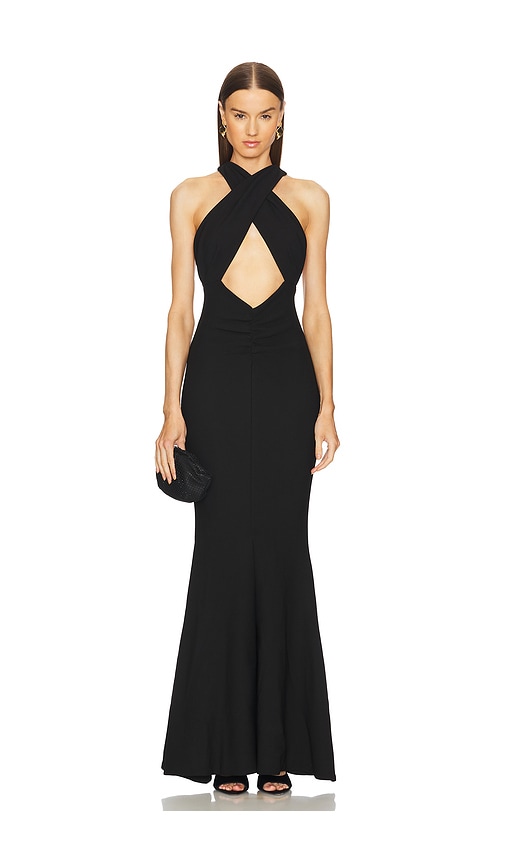 Shop Michael Costello X Revolve Orla Gown In Black