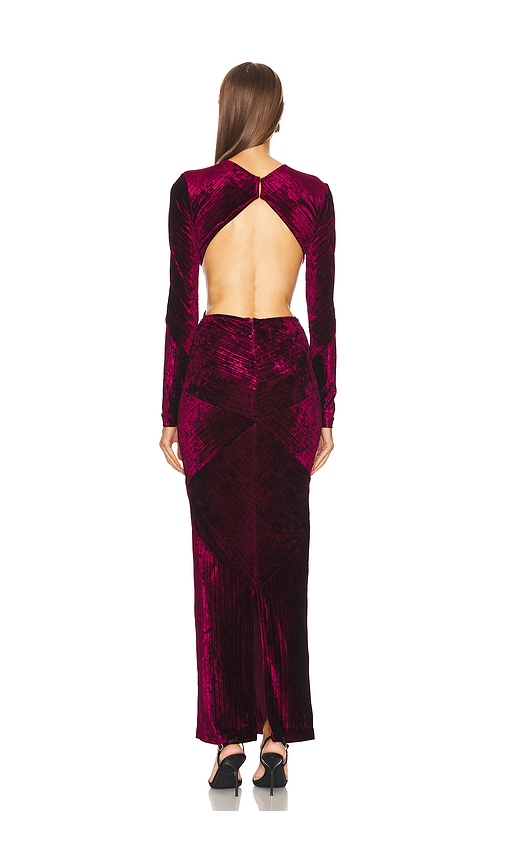  Michael Costello Abendkleid Spencer In Burgundy. Größe S. Also In Xxs, M, L. 
