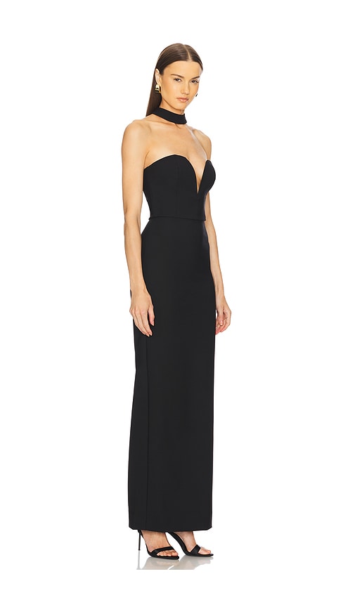 Michael Costello X Revovle Daija Gown In 黑色