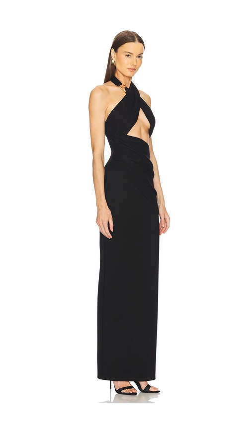 Michael Costello X Revolve Victoria Gown In 黑色