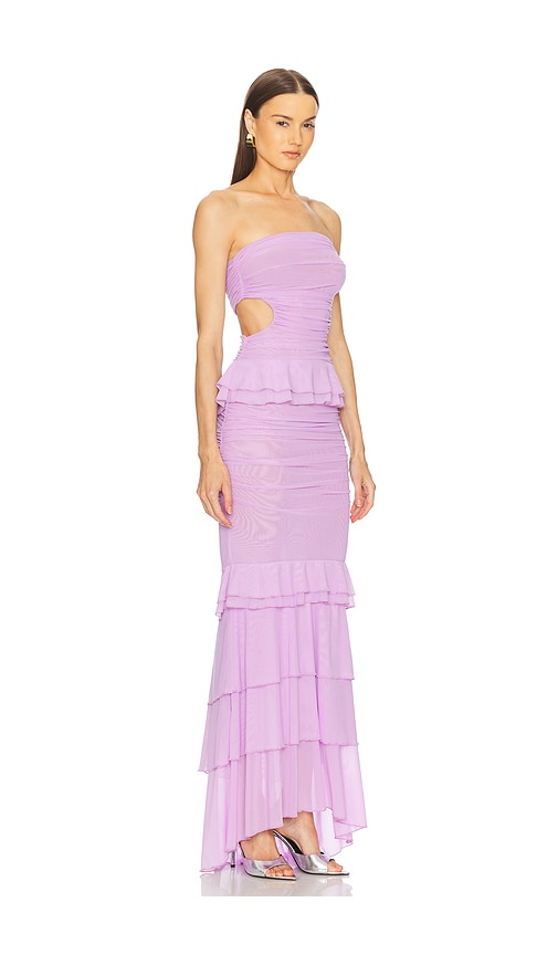 Michael Costello X Revovle Giana Gown In 淡紫色