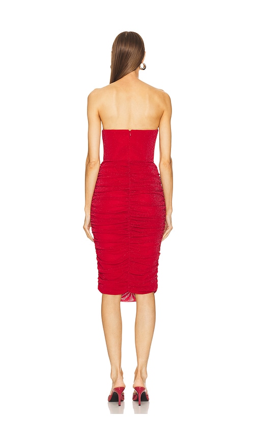  Michael Costello Kleid India In Red. Größe Xs. Also In Xxs, M. 