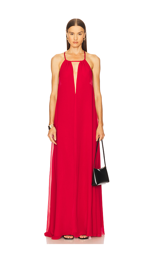 Michael Costello X Revolve Syrie Gown In Red