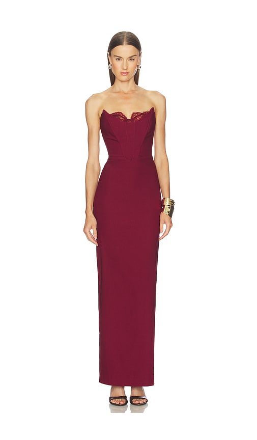 Michael Costello X Revolve Louisa Gown In Red