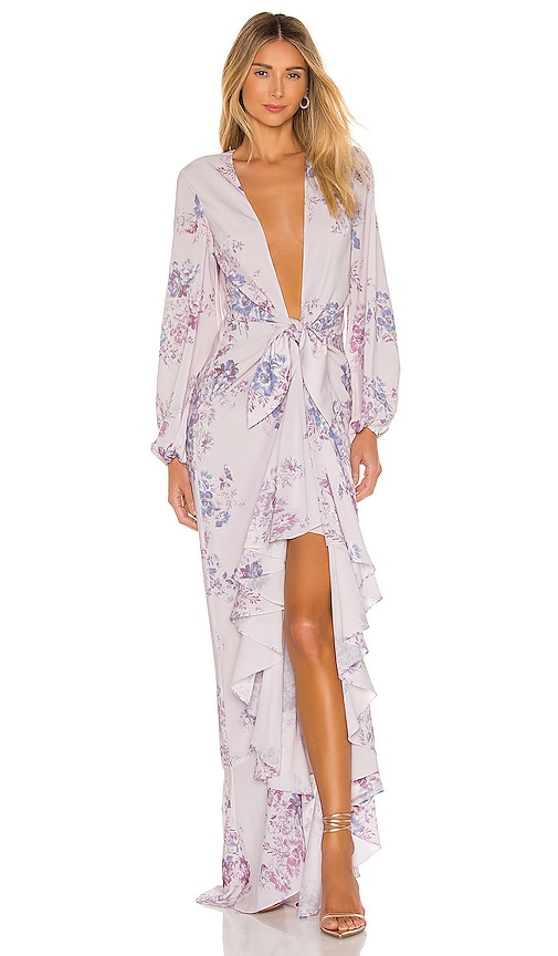 revolve lavender dress