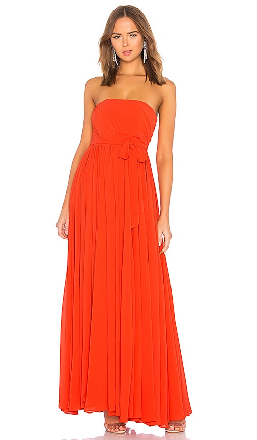 Michael Costello x REVOLVE Carrie Gown in Coral | REVOLVE