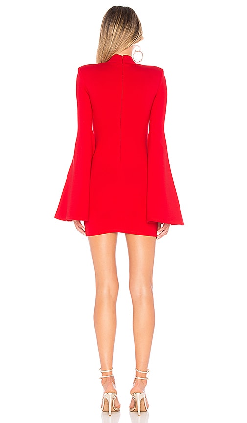  Michael Costello Minikleid Mit Geschlitzten ärmeln Mr. Gibson In Red. Größe S. Also In Xxs, Xs, M, L, Xl. 