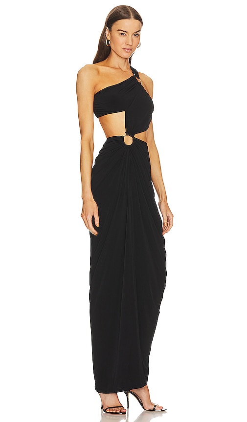 Shop Michael Costello X Revolve Clementine Gown In Black