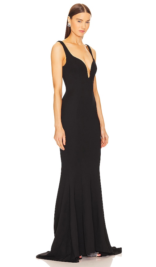 Shop Michael Costello X Revolve Loren Gown In Black