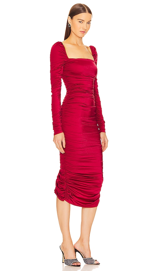 Shop Michael Costello X Revolve Warner Midi Dress In Red