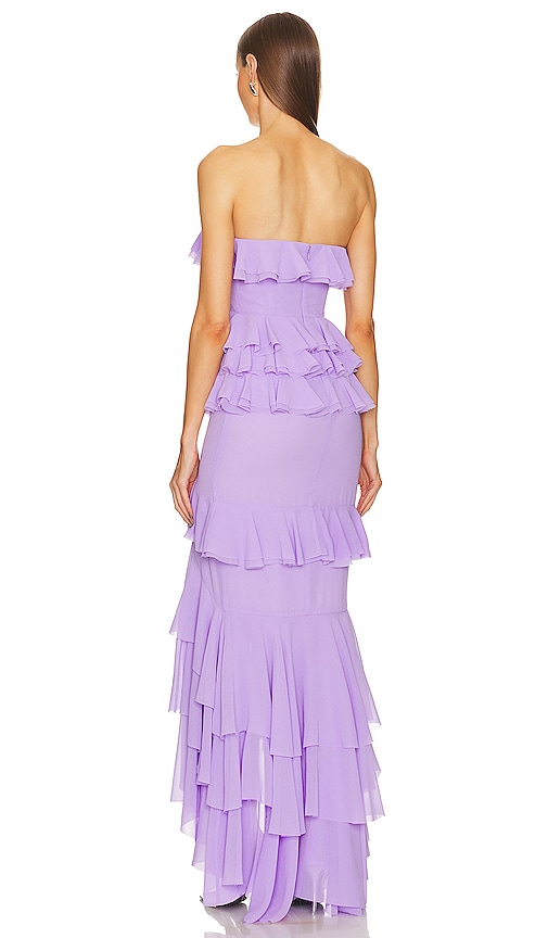  Michael Costello Abendkleid Oleksandra In Lavender. Größe S. Also In Xxs. 
