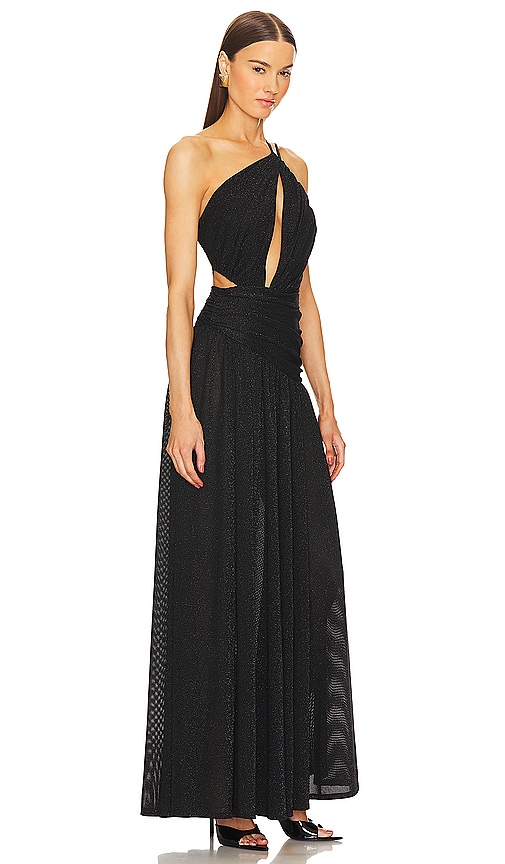 Shop Michael Costello X Revolve Fairleigh Gown In 黑色