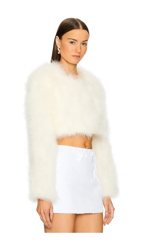 Michael Costello X Revolve Greta Jacket In Ivory
