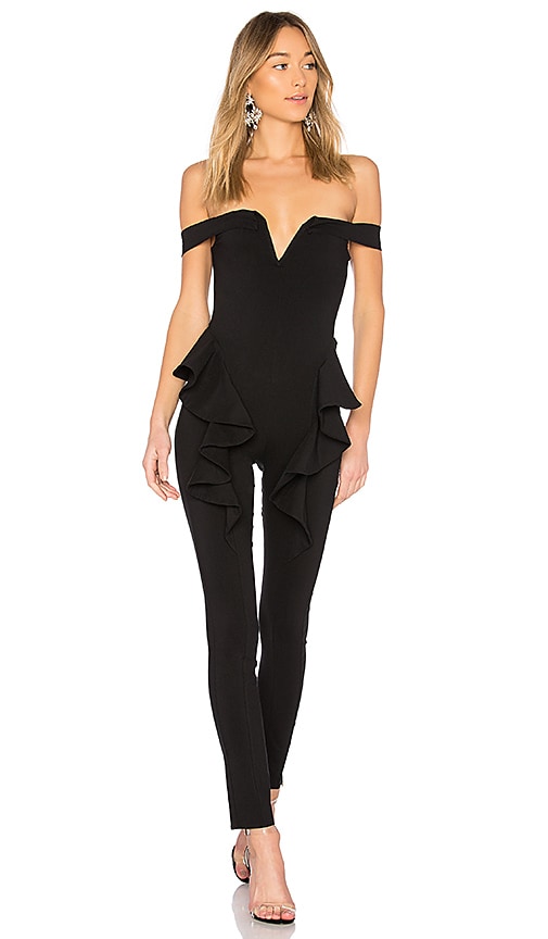 Michael Costello x REVOLVE Jeric Jumpsuit in Black | REVOLVE