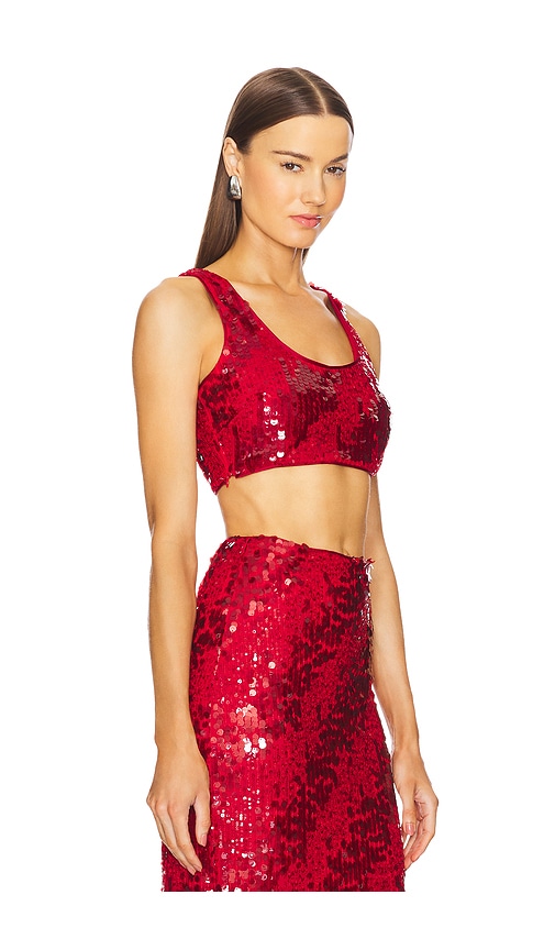 Michael Costello X Revolve Marlene Top In Red