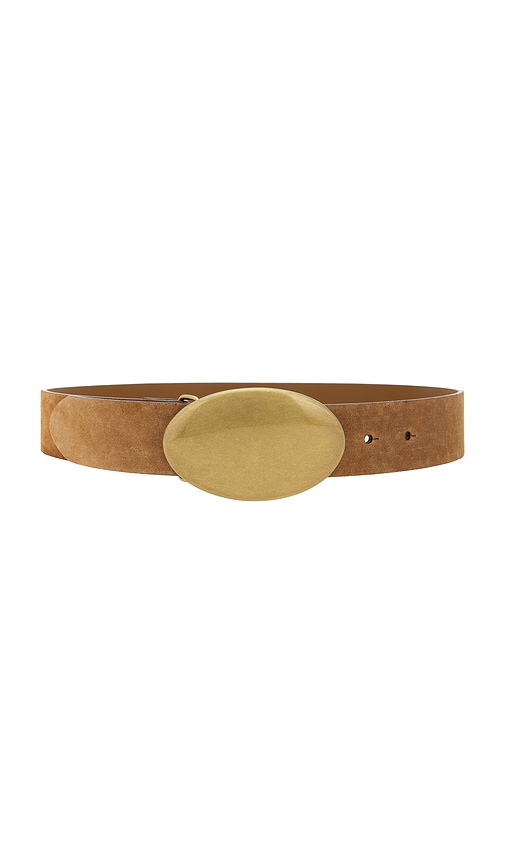 Madewell Lg Oval Plaque Belt in Cognac. - size S (also in M, L, XS, XL)