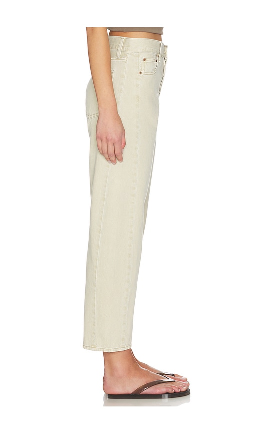  Madewell Hose Im Barrel-fit Pieced In Tan. Größe 27. Also In 30. 