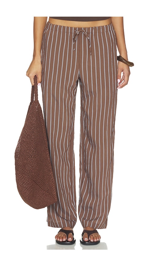 Madewell PANTALON LARGE ELASTIC WAIST en Brown Taille S Also en XS M 110 €