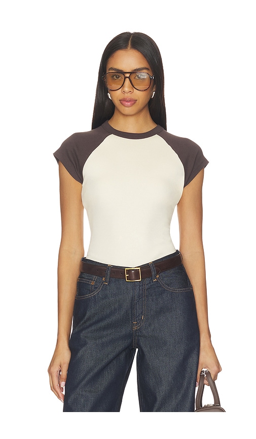 Madewell Raglan Compact Crewneck Tee Shirt