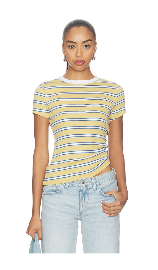 Madewell T-SHIRT STRIPE en Yellow. Taille S. Also en XXL.