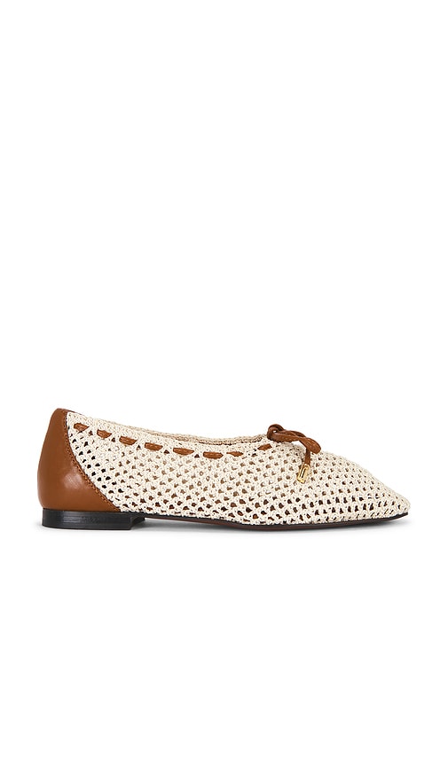 Madewell Sage Fishnet Ballet Flat in Neutral. - size 6 (also in 6.5, 7, 7.5, 8, 8.5, 9, 10)