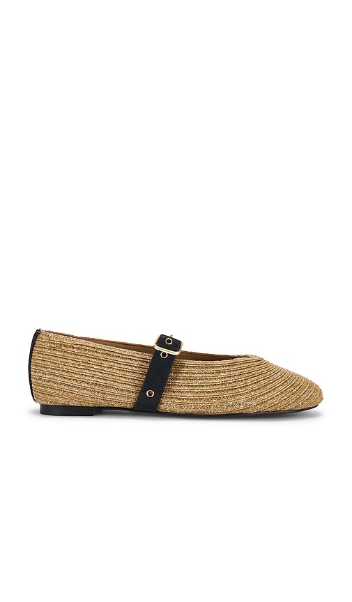 Madewell Raffia Remy Mary Jane Flat